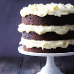 Guinness Chocolate Cake with Cream Cheese Frosting was pinched from <a href="http://www.gimmesomeoven.com/guinness-chocolate-cake-with-cream-cheese-frosting/" target="_blank">www.gimmesomeoven.com.</a>