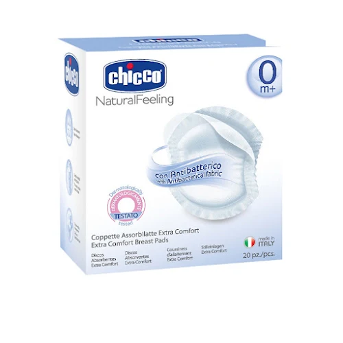 Miếng lót thấm sữa chống khuẩn Chicco (hộp 20c)