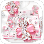 Glittering Diamond Flower Keyboard  Icon