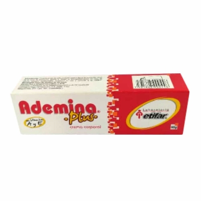 Ademina Plus Vit A Y E 60G Oxido De Zinc Etifar   