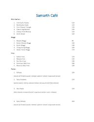 Samarth Cafe menu 1