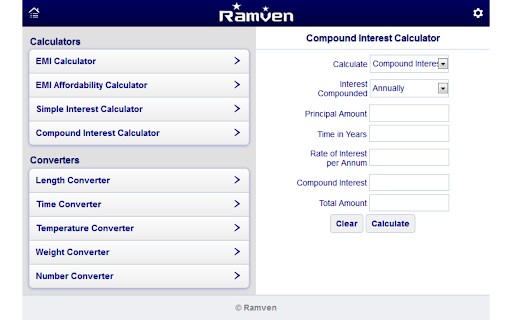 Compound Interest Calculator