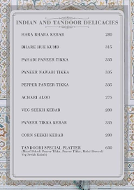 Panayaa menu 2