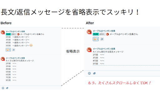 chatwork表示スッキリツール