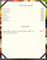 Babaji Bites menu 2