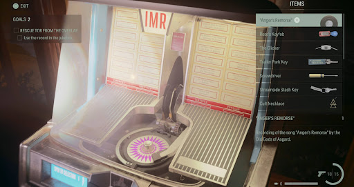 Play the record on the jukebox