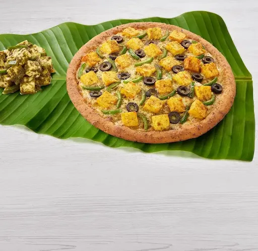 Gongura Paneer Pizza