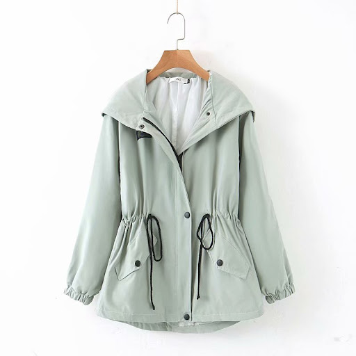 Title 5, Womens Mid-Length Hooded Windbreaker Overalls ...