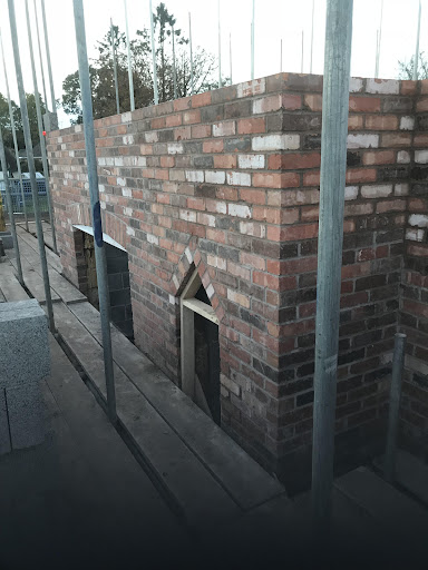 Gothic arch detail within a build