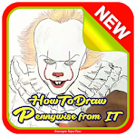 Cover Image of Télécharger How To Draw Pennywise from IT 1.0 APK