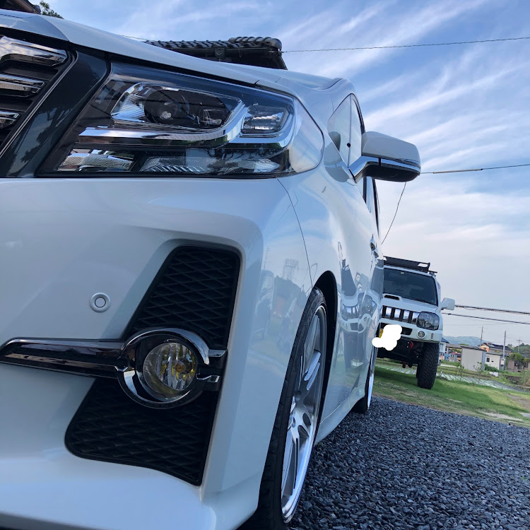 ジムニーの川遊び・ドライブ・洗車・梅雨の晴れ間・アルファード30に関するカスタム事例の投稿画像5枚目