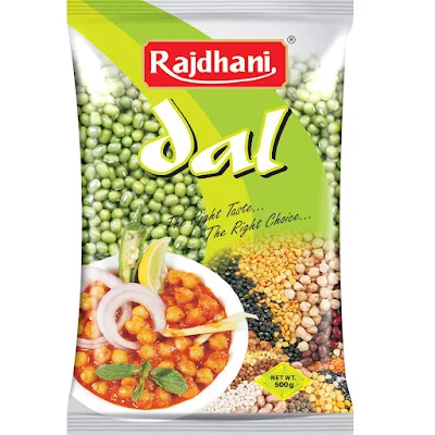 Rajdhani Moong Sabut - 500 gm