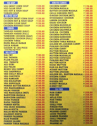 Golden Palace menu 3