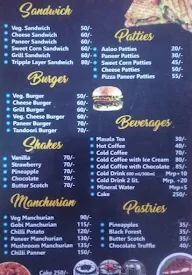 The Treat Fast Food menu 1