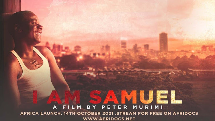 The poster of the Kenyan documentary 'I Am Samuel' that is set to be launched for streaming across Africa tomorrow. The gay film was banned by KFCB on September 23