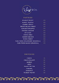 Whiff And Co Bakers menu 1