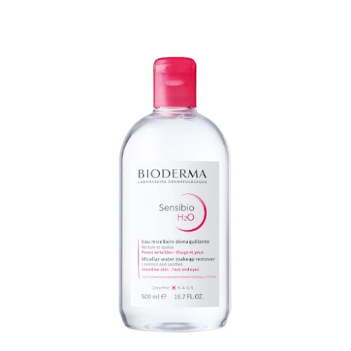 Dung dịch làm sạch và tẩy trang Micellar cho da thường và da nhạy cảm Bioderma Sensibio H2O - 500ml