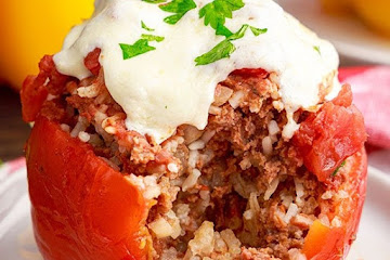 Crock Pot Stuffed Peppers