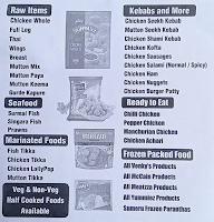 Shalimar Chicken & Mutton Jhatka Shop menu 1