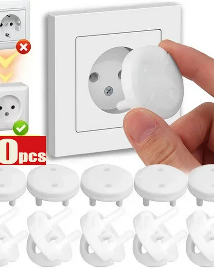 1-50PCS Electrical Safety Socket Protective Cover Baby Ca... - 3