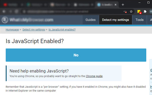 Enable JavaScript