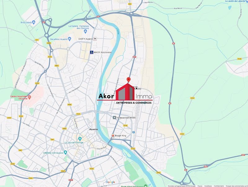 Location  locaux professionnels 10 pièces 3050 m² à Auxerre (89000), 6 500 €