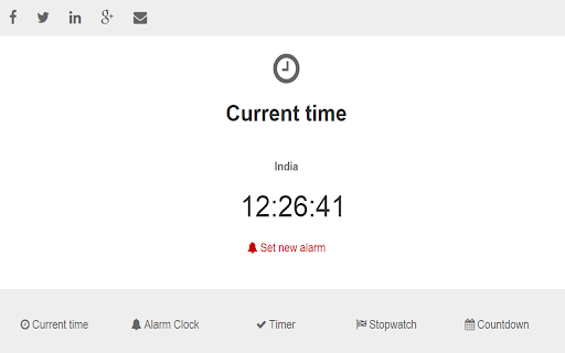 Online Clock
