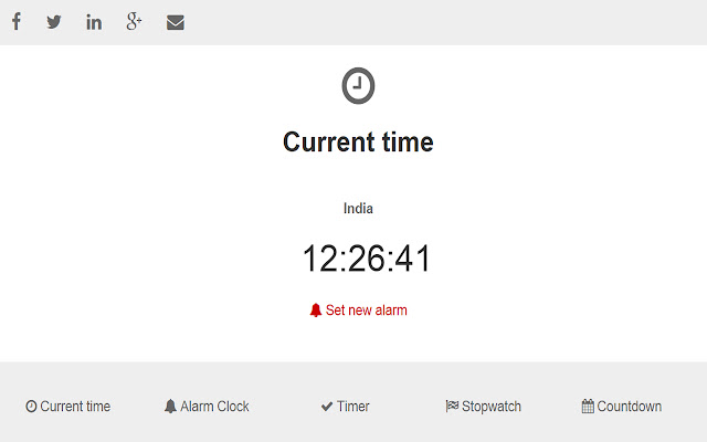 Online Clock Timer