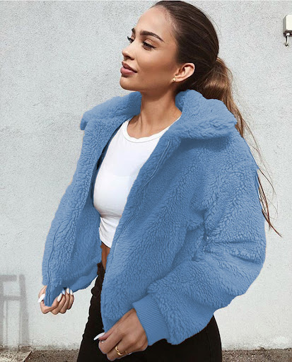 Title 11, European and American slim womens woolen jacke...