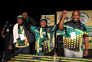 New ANC eThekwini regional leaders Thembo Ntuli, Musa Nciki and Nkosenhle Madlala. 