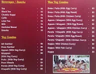 Kaayal Chai Kada menu 1
