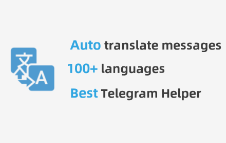 Telegram ™ Translator - Automatically translate received and sent messages small promo image