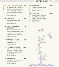 Blue Tokai Coffee Roasters menu 2