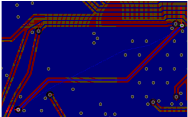 Minimum trace length by any angle routing