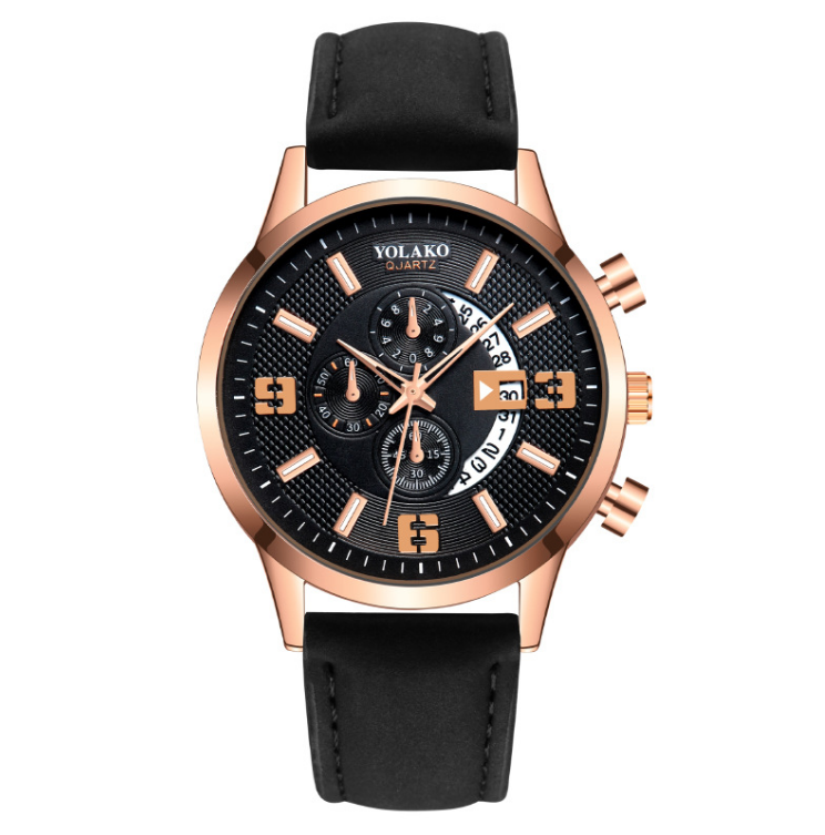 Title 4, Grote digitale herenhorloge met kalender, modie...