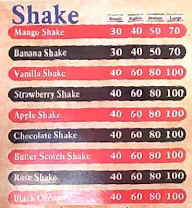 Shiva Juice & Shakes menu 1