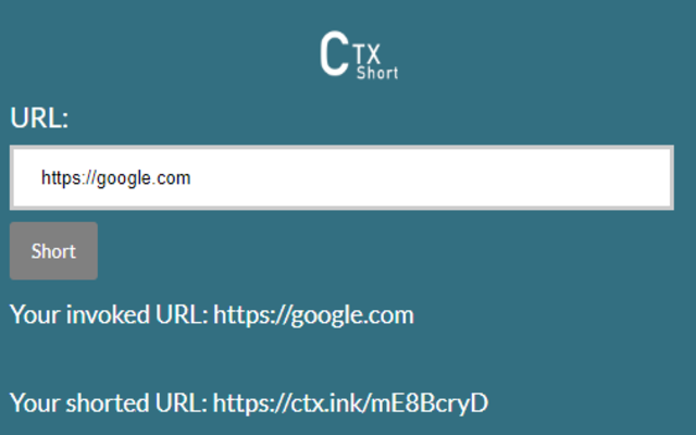 CTX-Shortener Preview image 1