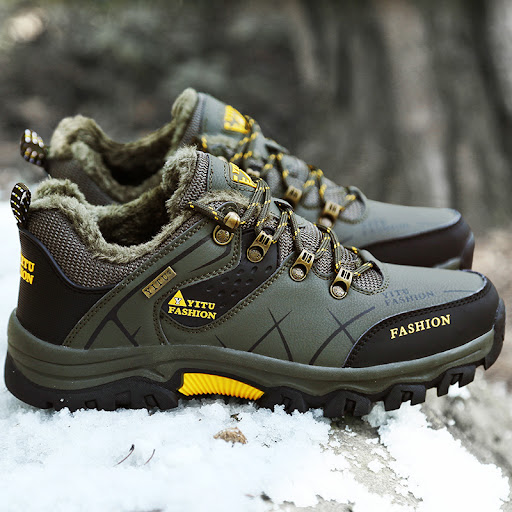 Title 9, Mens Outdoor Sports Warm Hiking Shoes Waterpro...