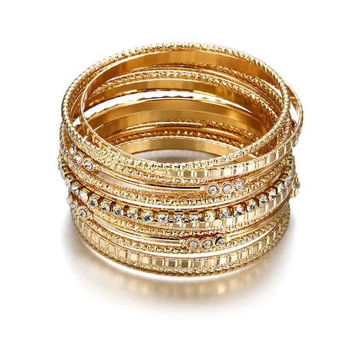 Title 7, Womens Bracelet Ornament Multilayer Diamond Al...
