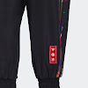 cny track pants black / scarlet