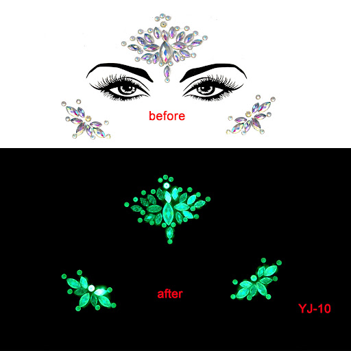 Title 5, Halloween Ghost Face Crystal Diamond Sticker Lu...