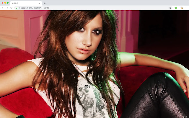 Ashley Tisdale New Tab Page Themes