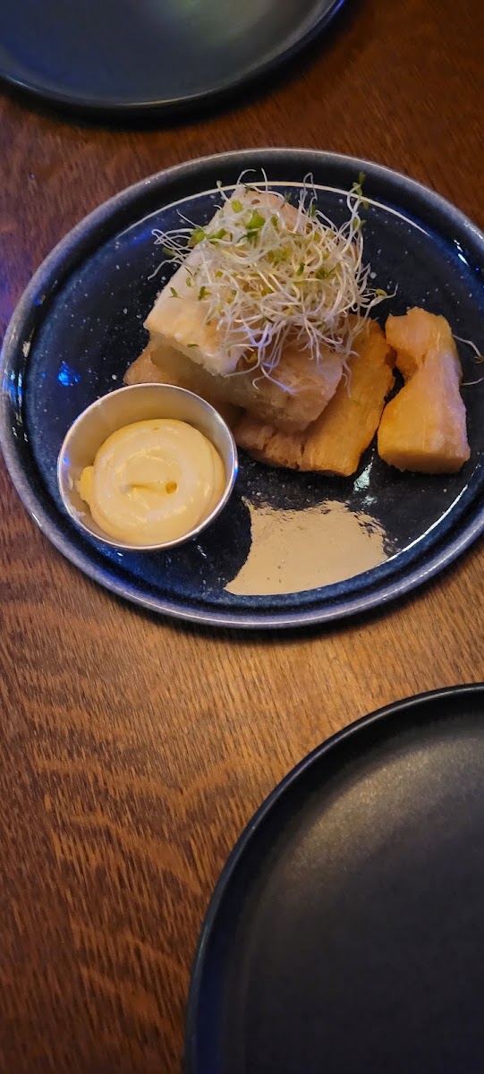 Yuca fries with smoked aioli... incredible!