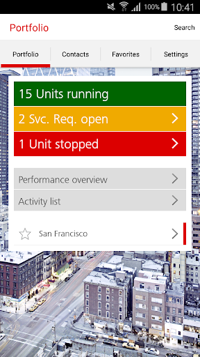 Schindler Dashboard Mobile