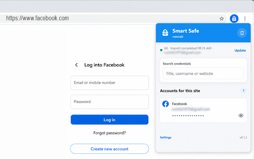 Smart Safe - Password manager screenshot 1