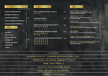 SOS - Same Old Story menu 