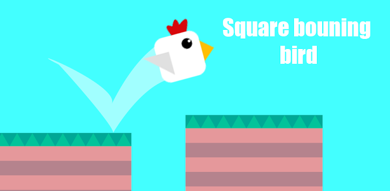 Square bouncing bird