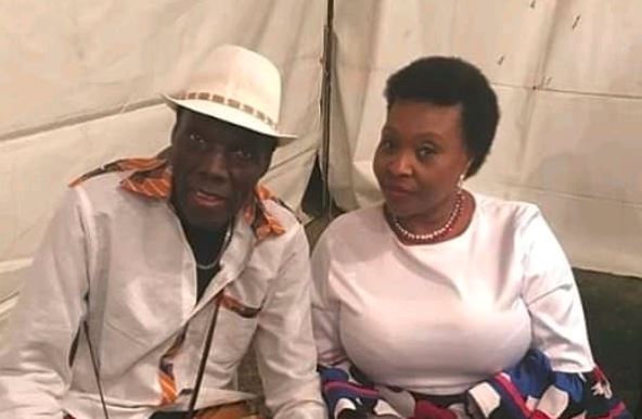 Late musician Oliver Mtukudzi and Yvonne Chaka Chaka.