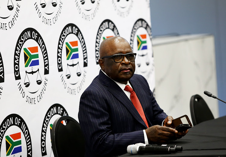 Former cabinet minister and ANC NEC member Ngoako Ramatlhodi at the Zondo commission of inquiry into state capture on November 28 2018.