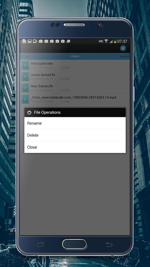 Real Player For Android Screen 3